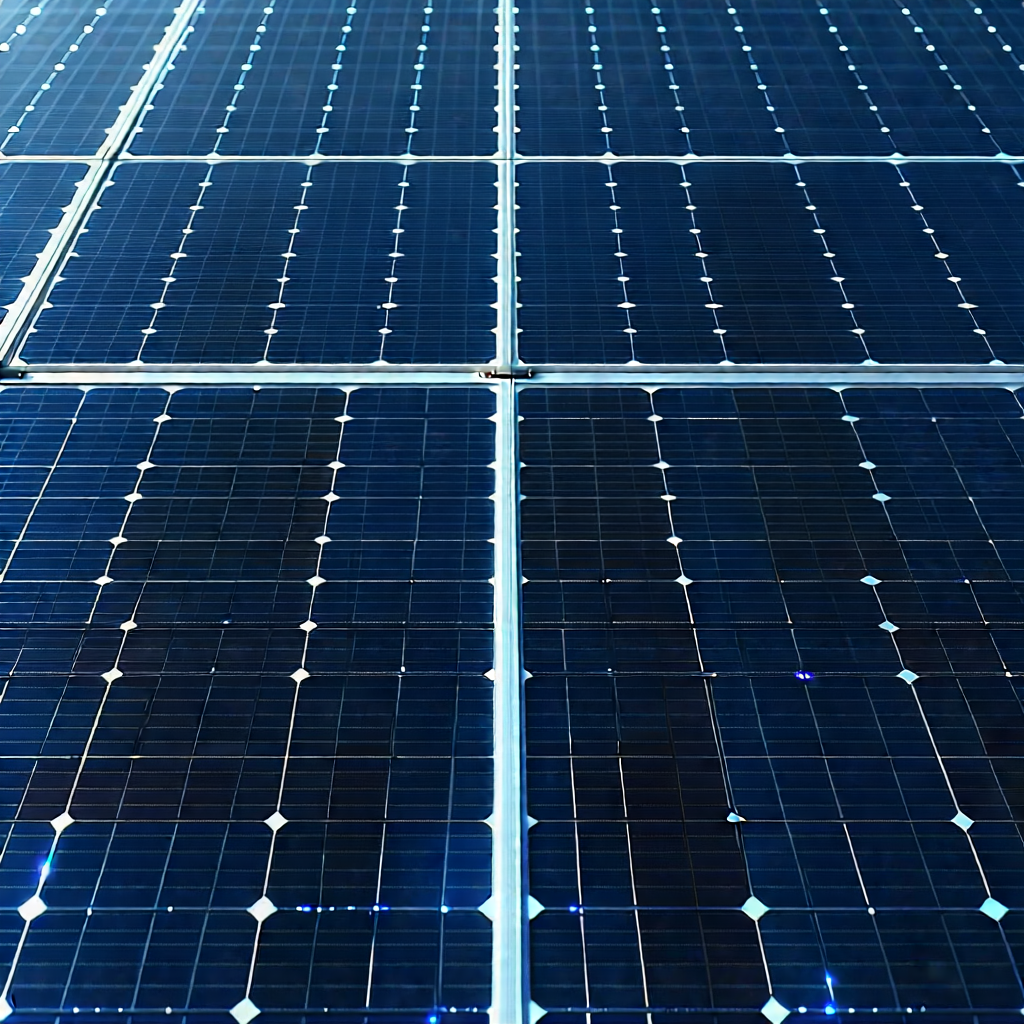 Solar Panel With Data Streams With Large Solar