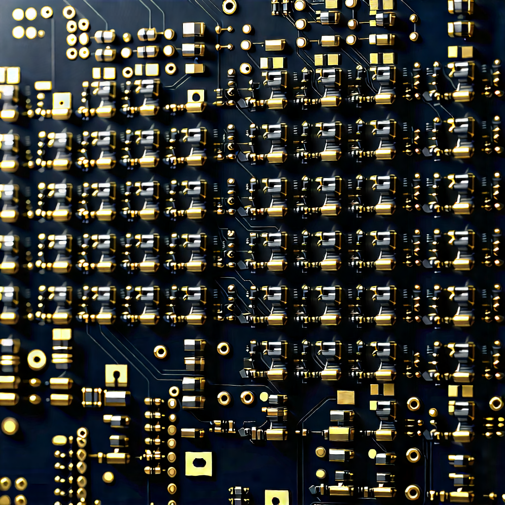 Close-up of sensor array