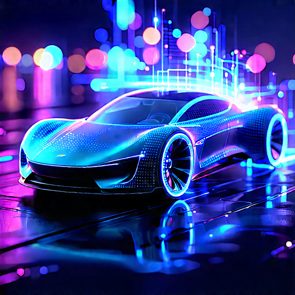 Innovative Electric Vehicle Design With Futuristic, Computer-generated