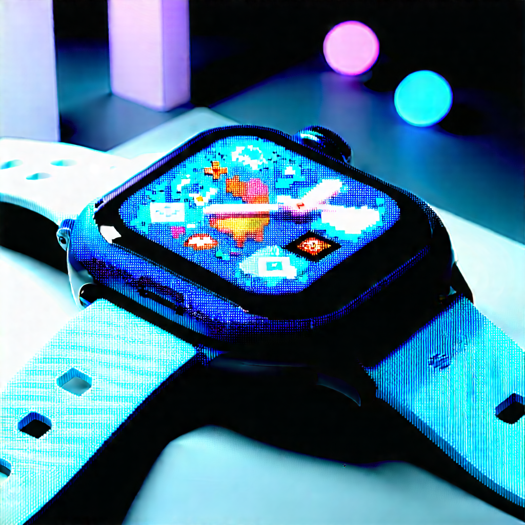 Smart watch with data visualization