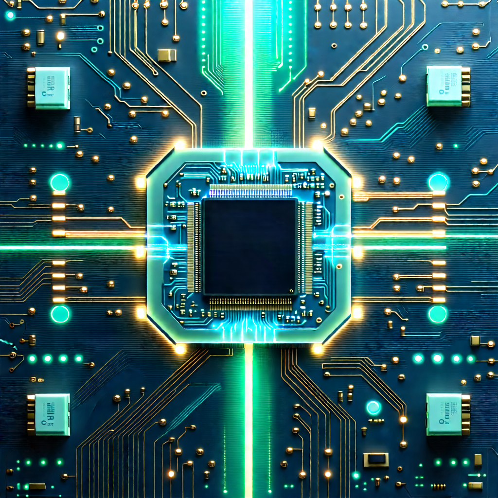 Circuit board with holographic projection