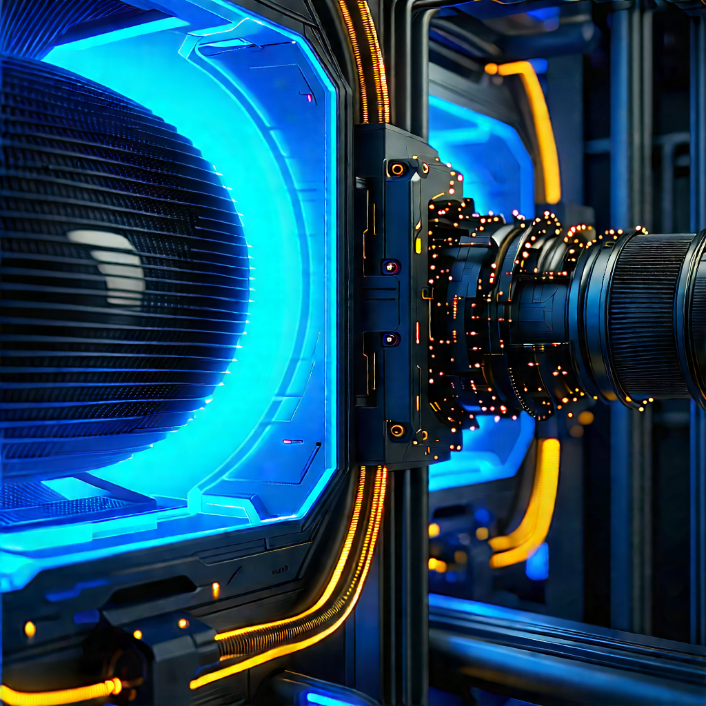 Close-up of cooling system