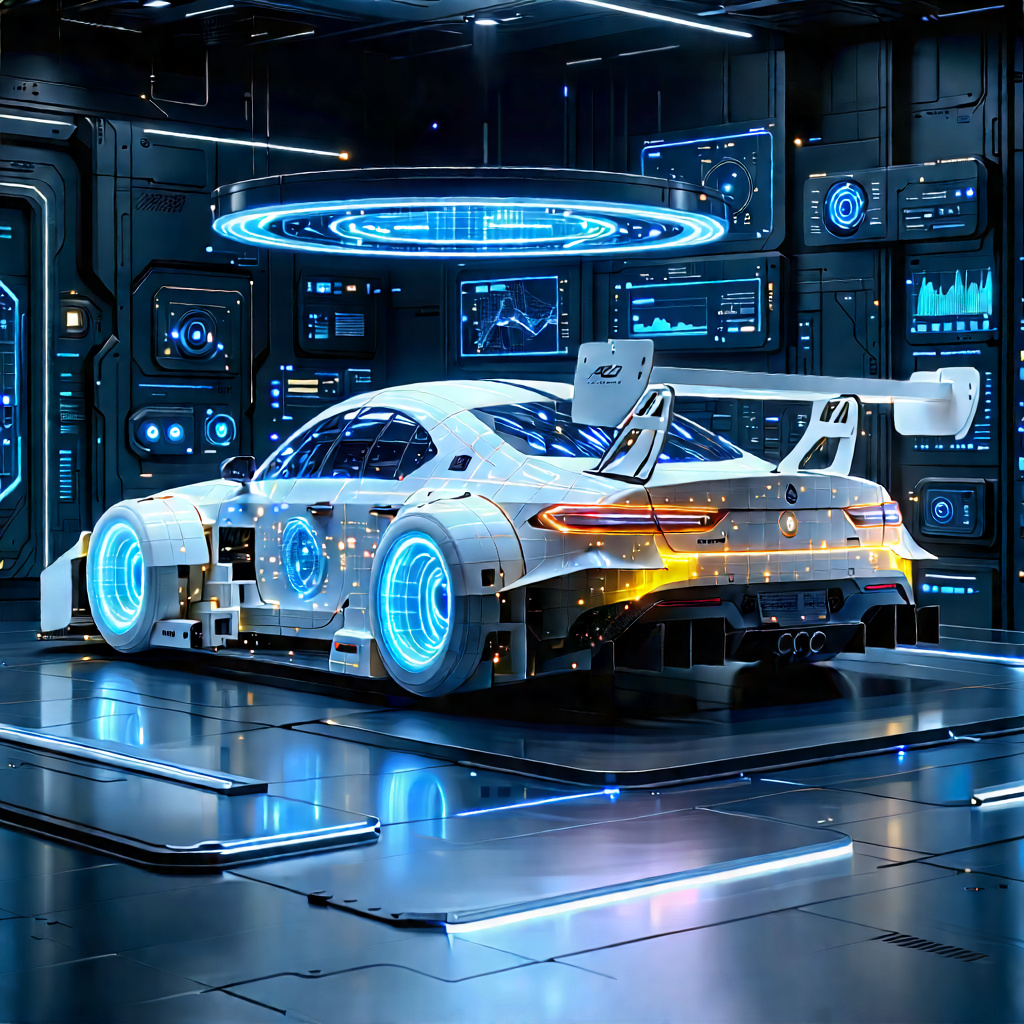 Automotive Technology In Research Center With Image, There