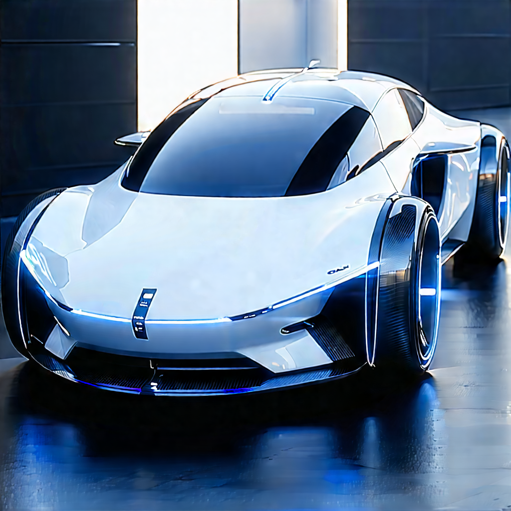 Innovative Electric Vehicle Design With Futuristic Sleek