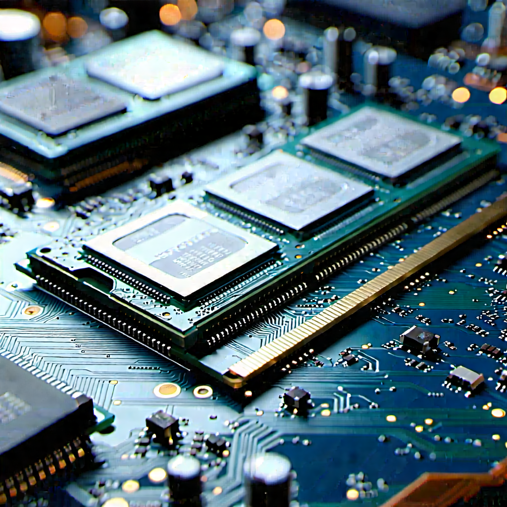 Close-up of memory module