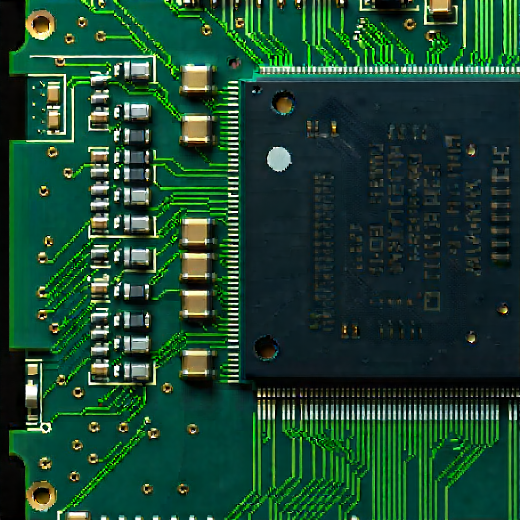 Close-up of memory module