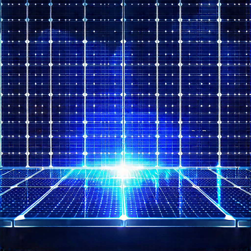 Solar panel with laser scanning