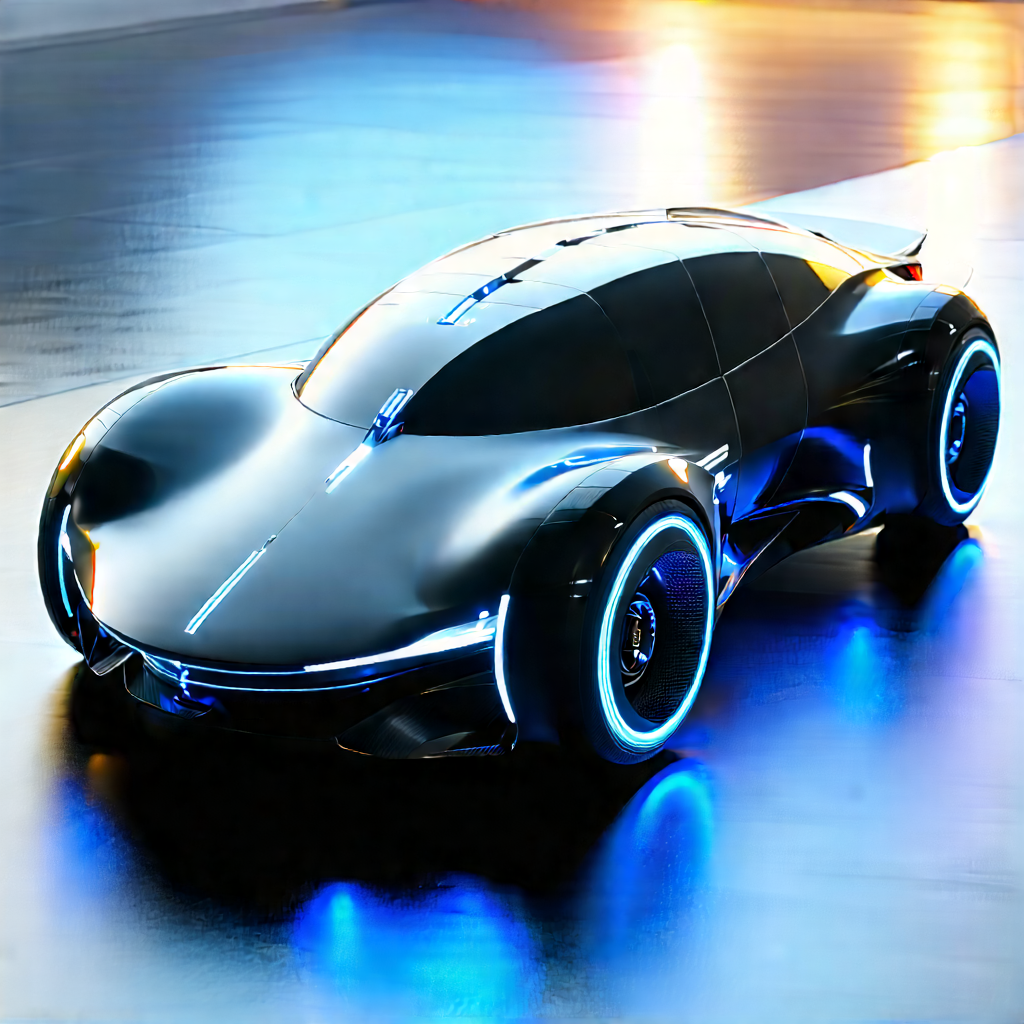 Innovative Electric Vehicle Design With Futuristic Sleek