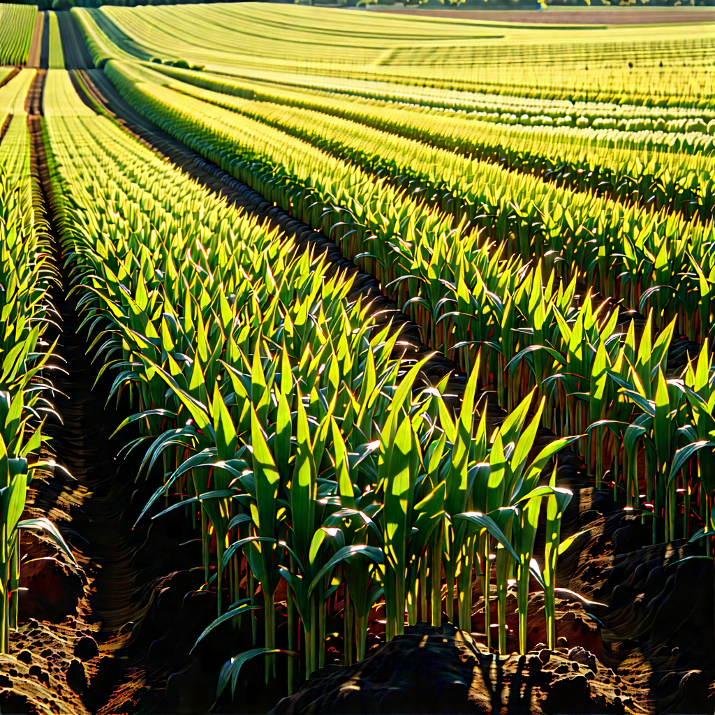 Agricultural Technology In Design Studio With Large Field