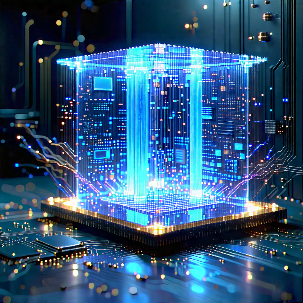 Quantum computer with data streams