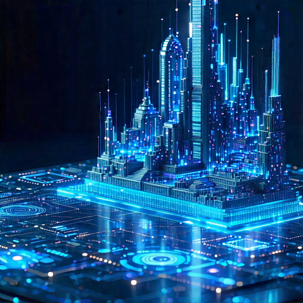 Financial technology in tech office