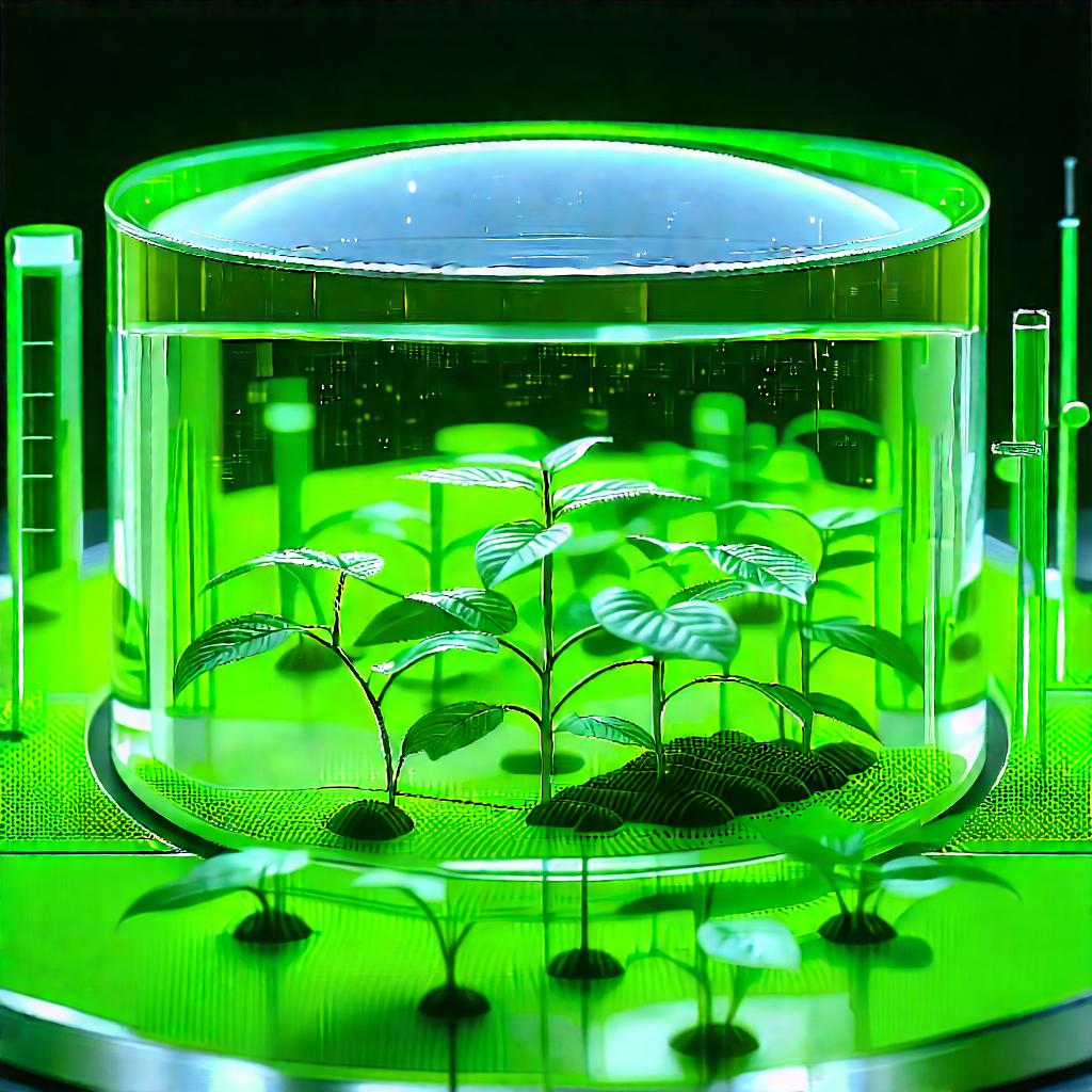 Agricultural technology in modern laboratory