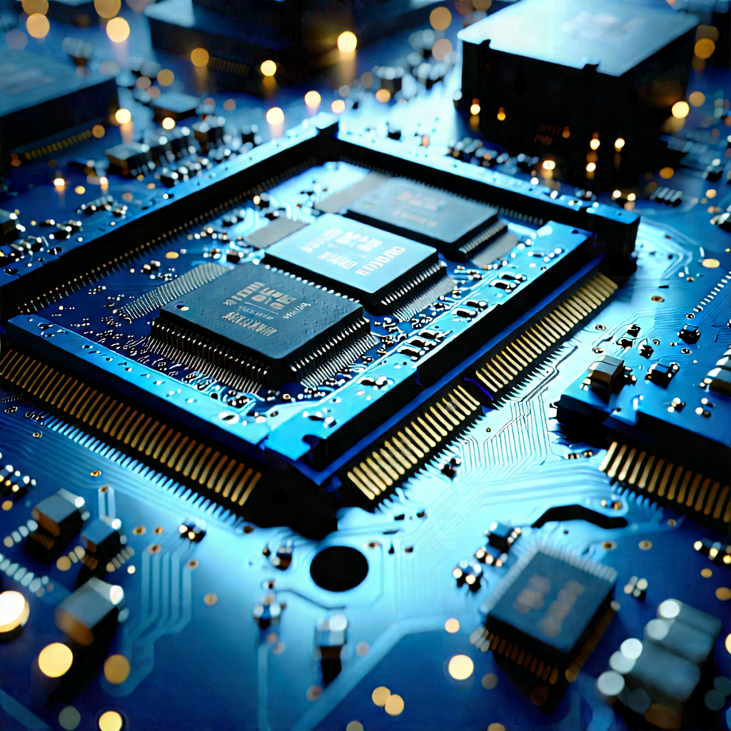 Close-up of memory module