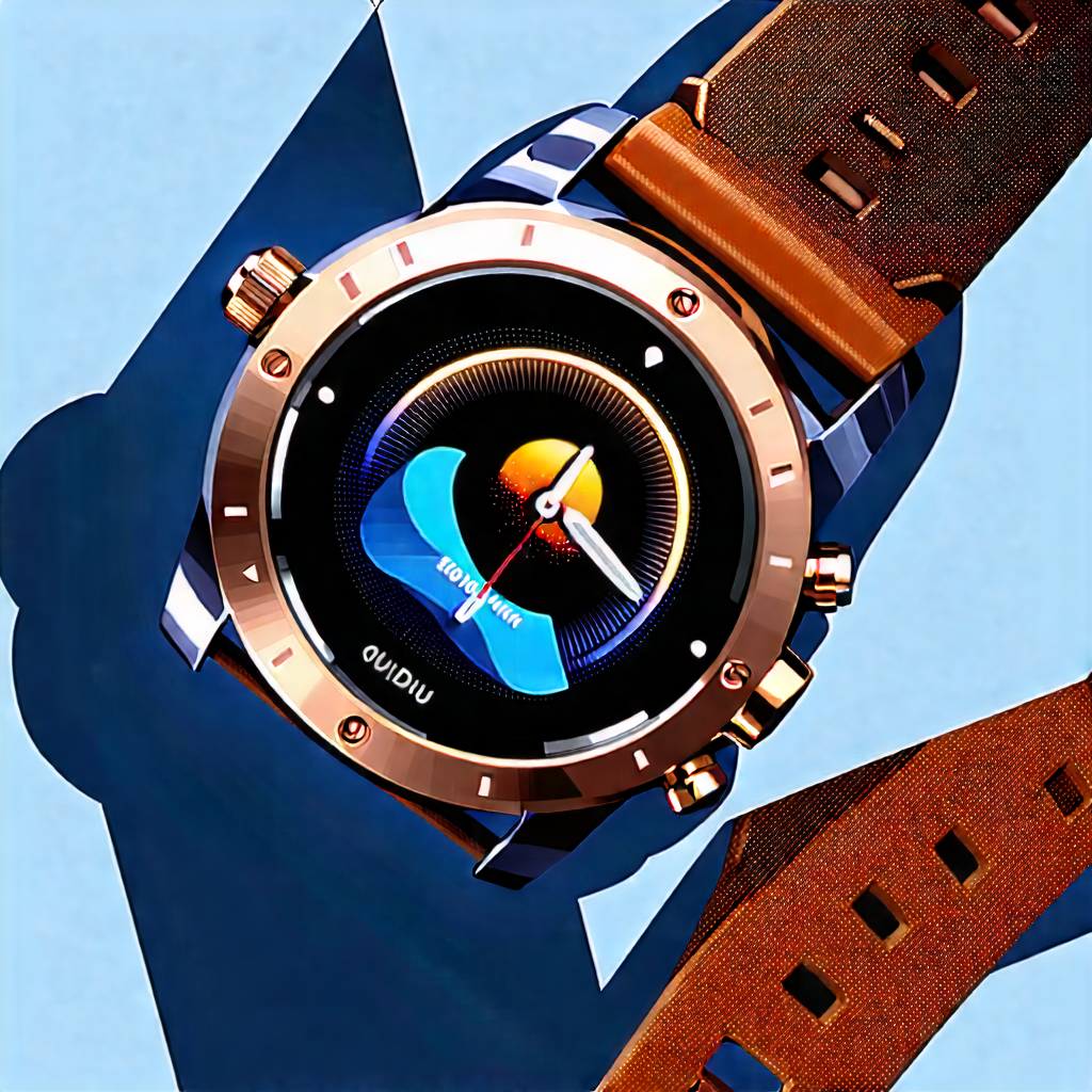 Smart watch with digital artwork