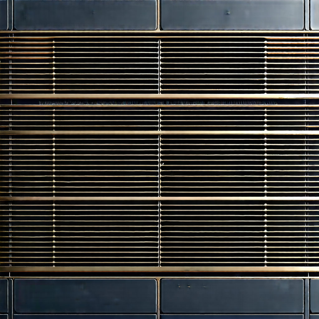 Close-up Of Cooling System With Large Metal