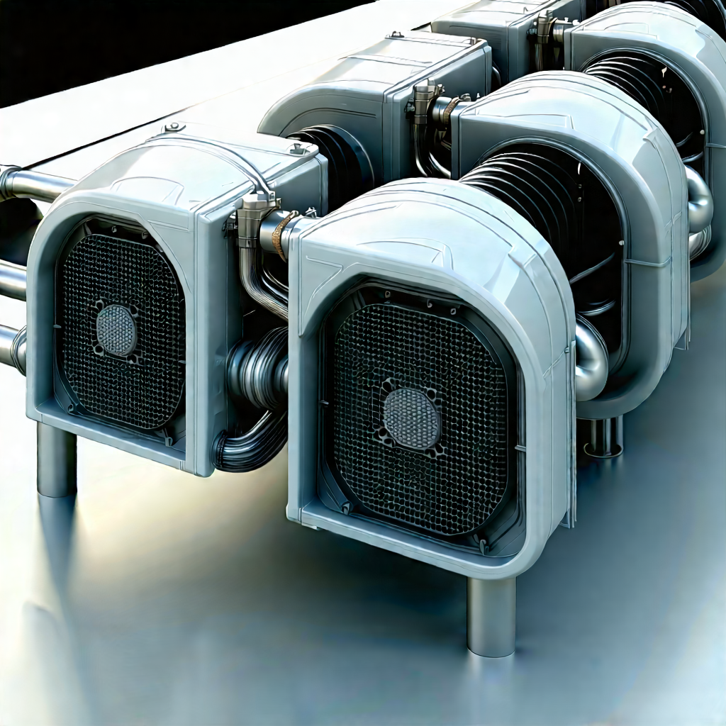 Close-up of cooling system