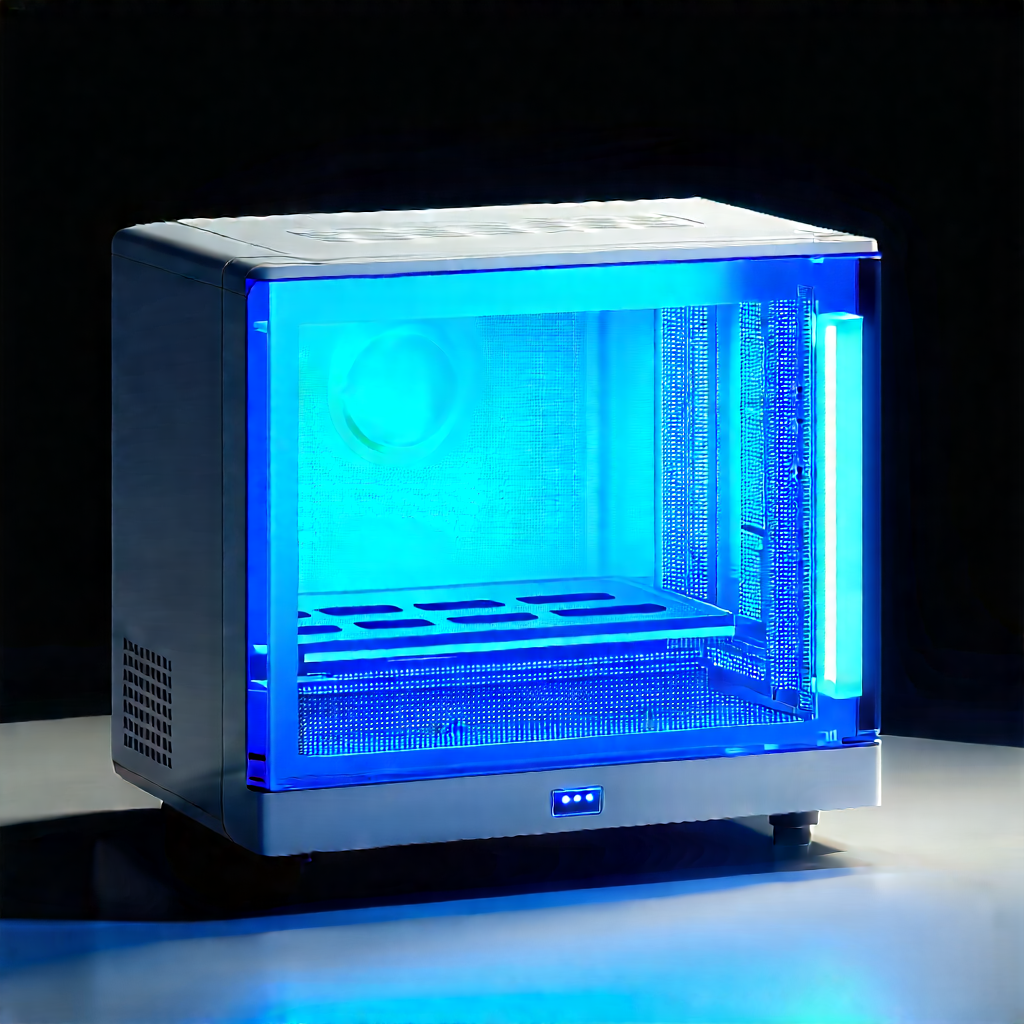 Innovative Smart Appliance Design With Small, Blue,