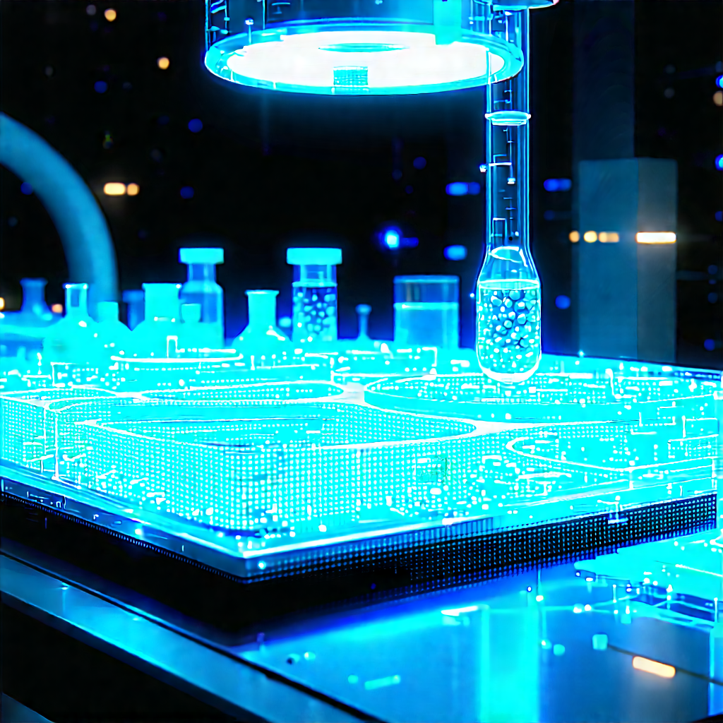 Healthcare Technology In Modern Laboratory With Image, There