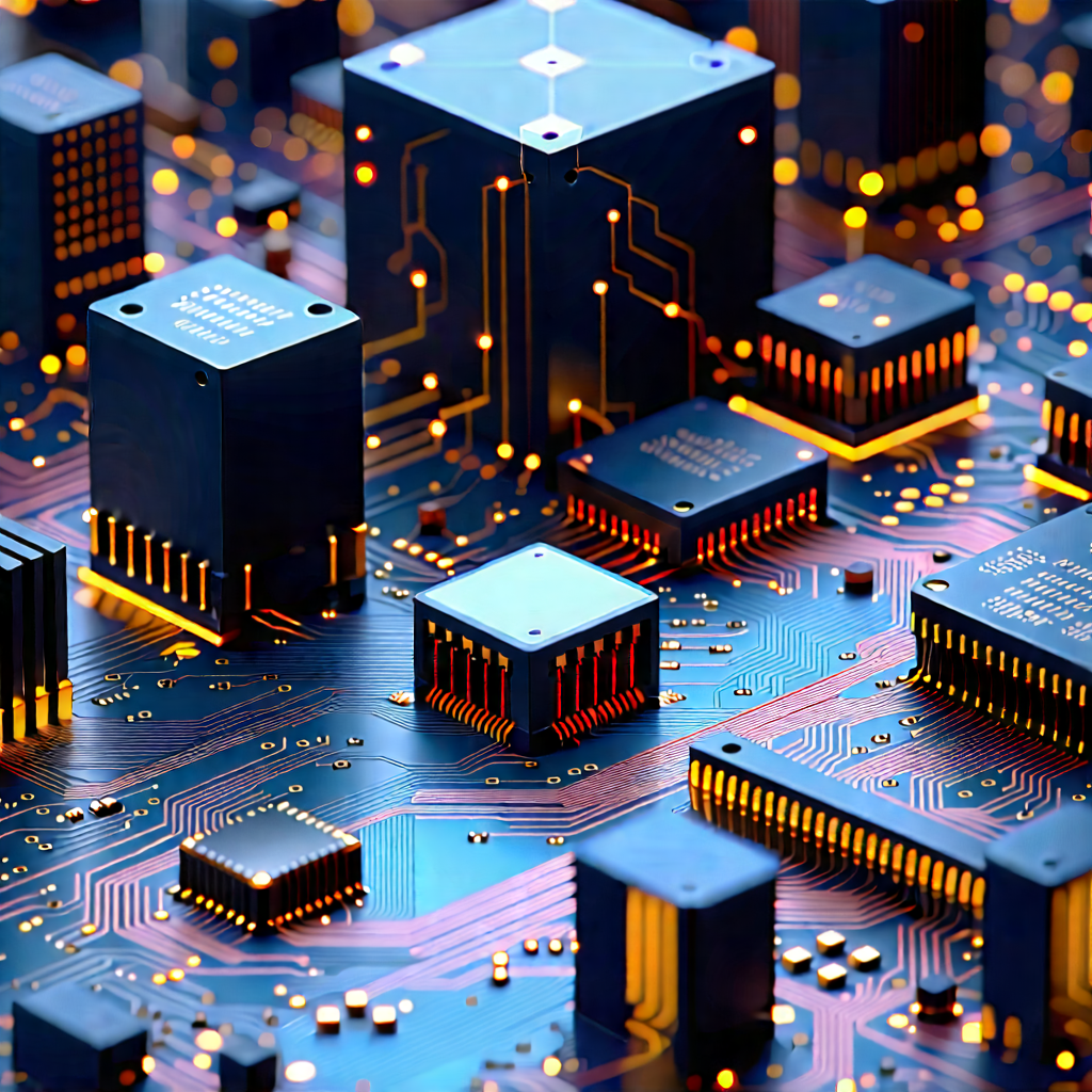 Close-up of sensor array
