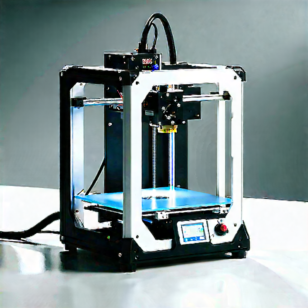 3d Printer With Laser Scanning With Printer Sitting