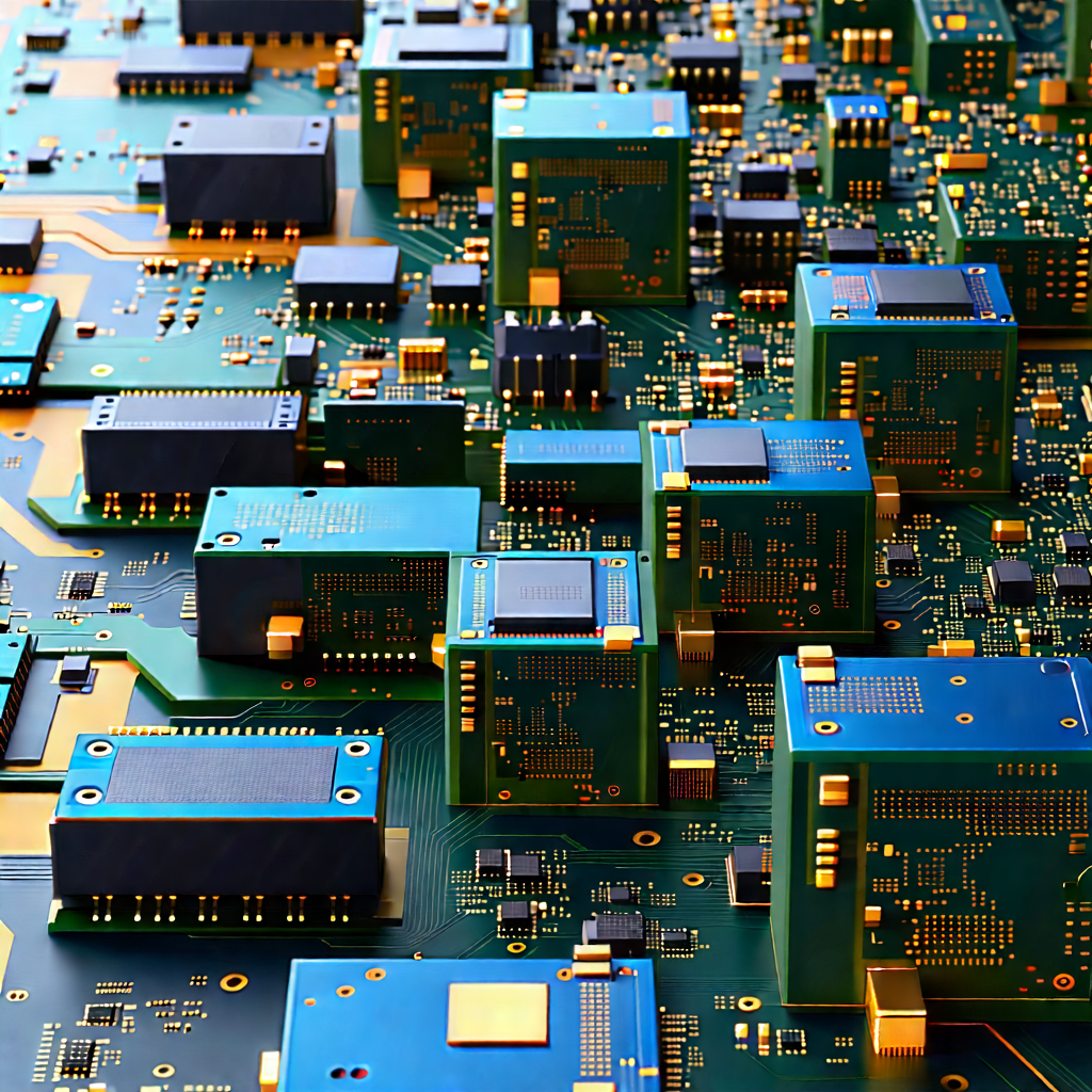 Close-up of sensor array