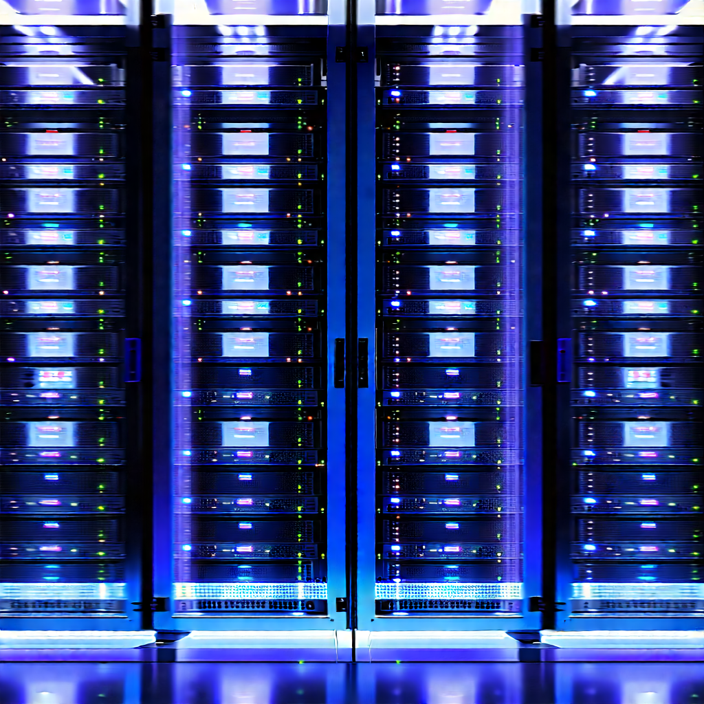 Server rack with laser scanning