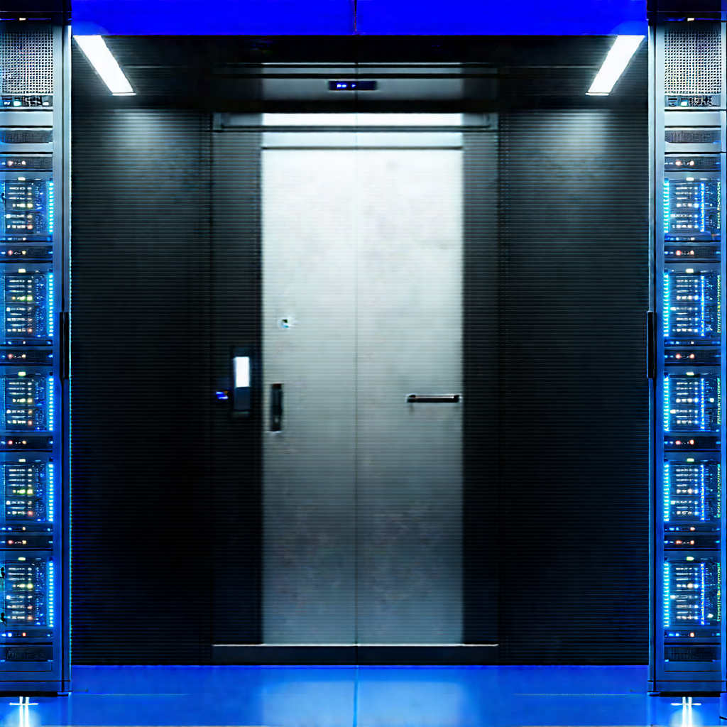 Futuristic server room