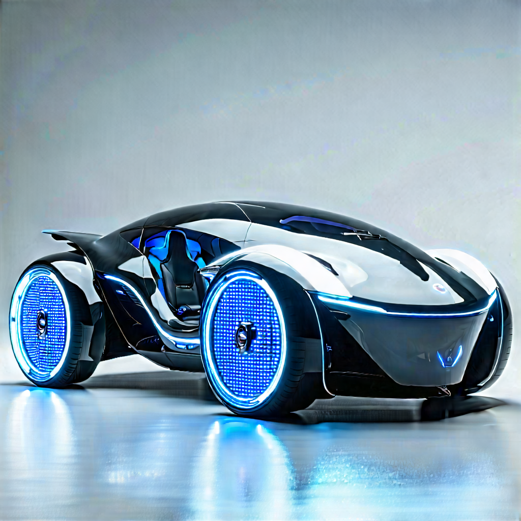 Innovative Electric Vehicle Design With Futuristic Sleek