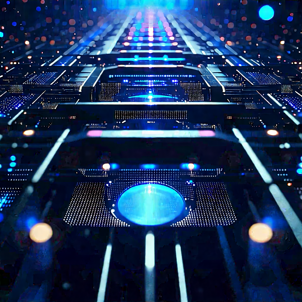 Close-up Of Sensor Array With Image, There
