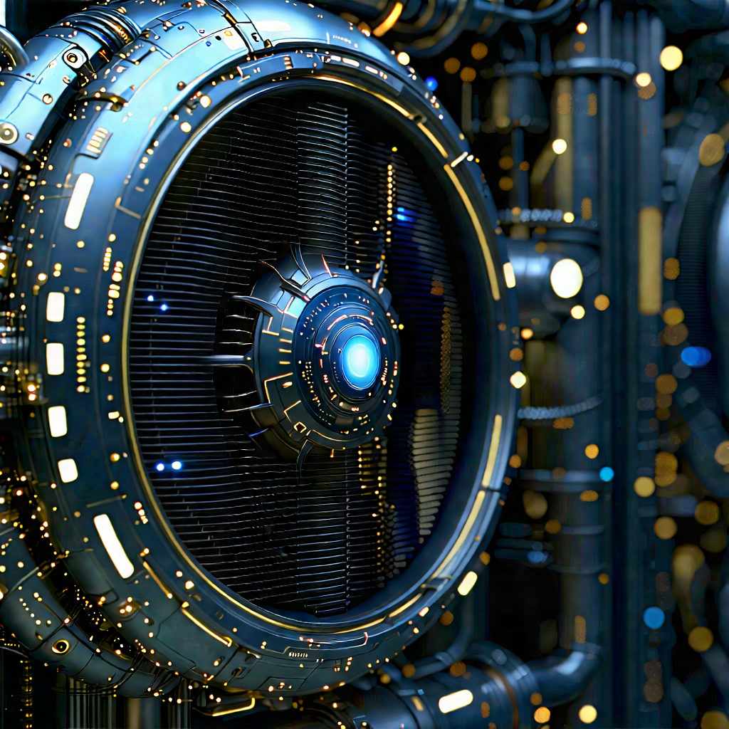 Close-up of cooling system