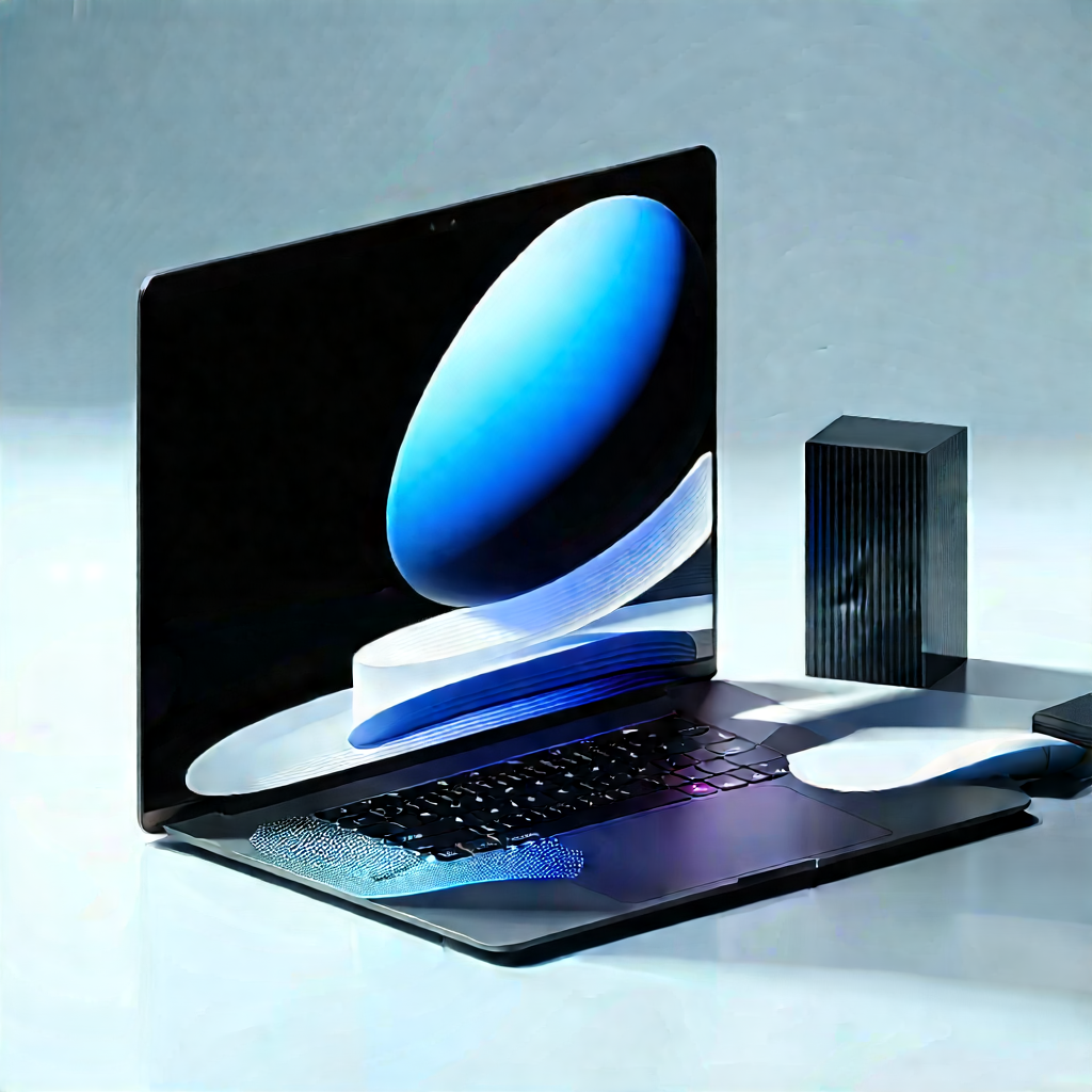 Laptop With Streaming Content With Laptop Computer