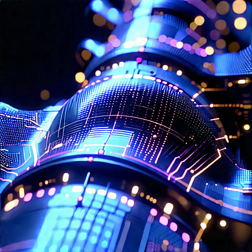 Close-up of sensor array