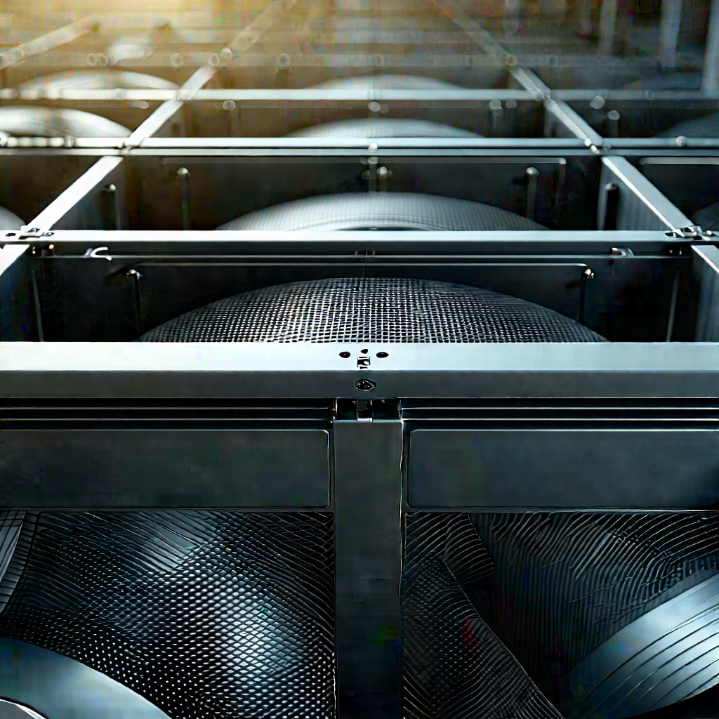 Close-up of cooling system