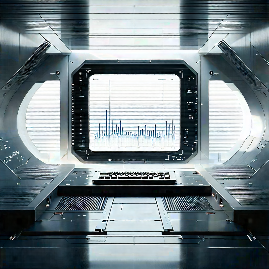 Futuristic research laboratory