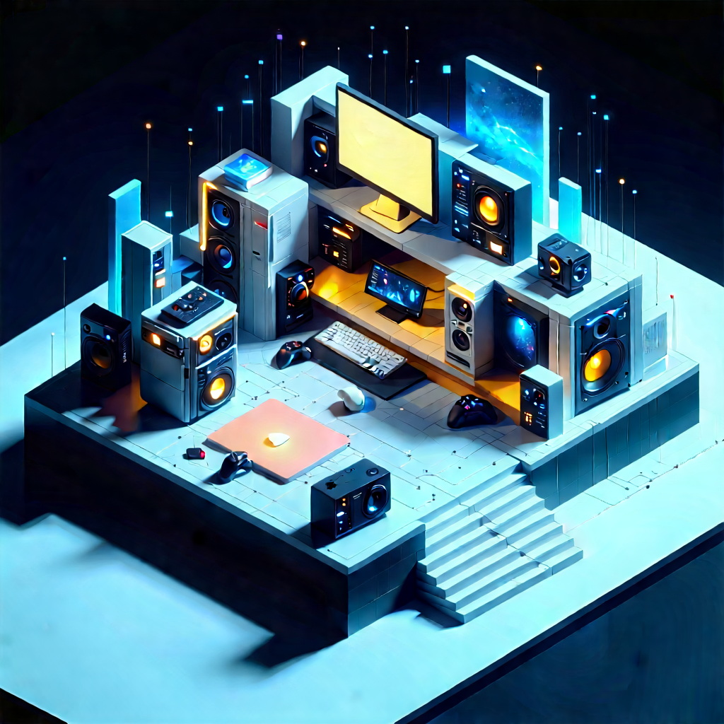Entertainment Technology In Research Center With Image, There