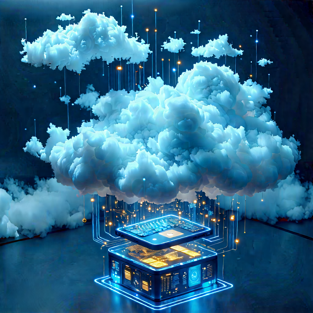 Cloud Computing Visualization With Image, There