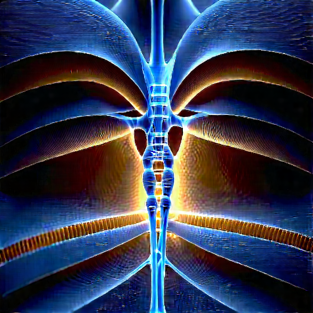 Innovative Medical Technology Design With Blue Yellow