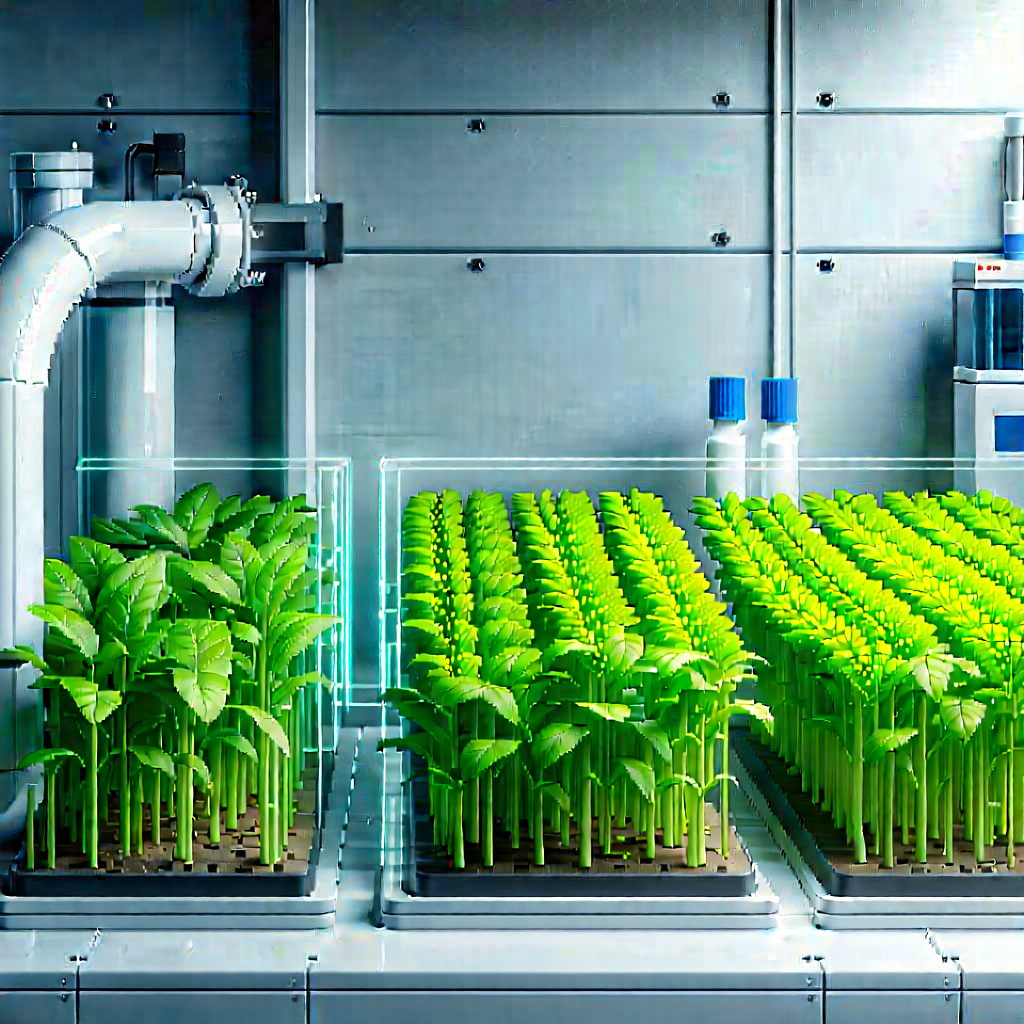 Agricultural Technology In Modern Laboratory With Image, There