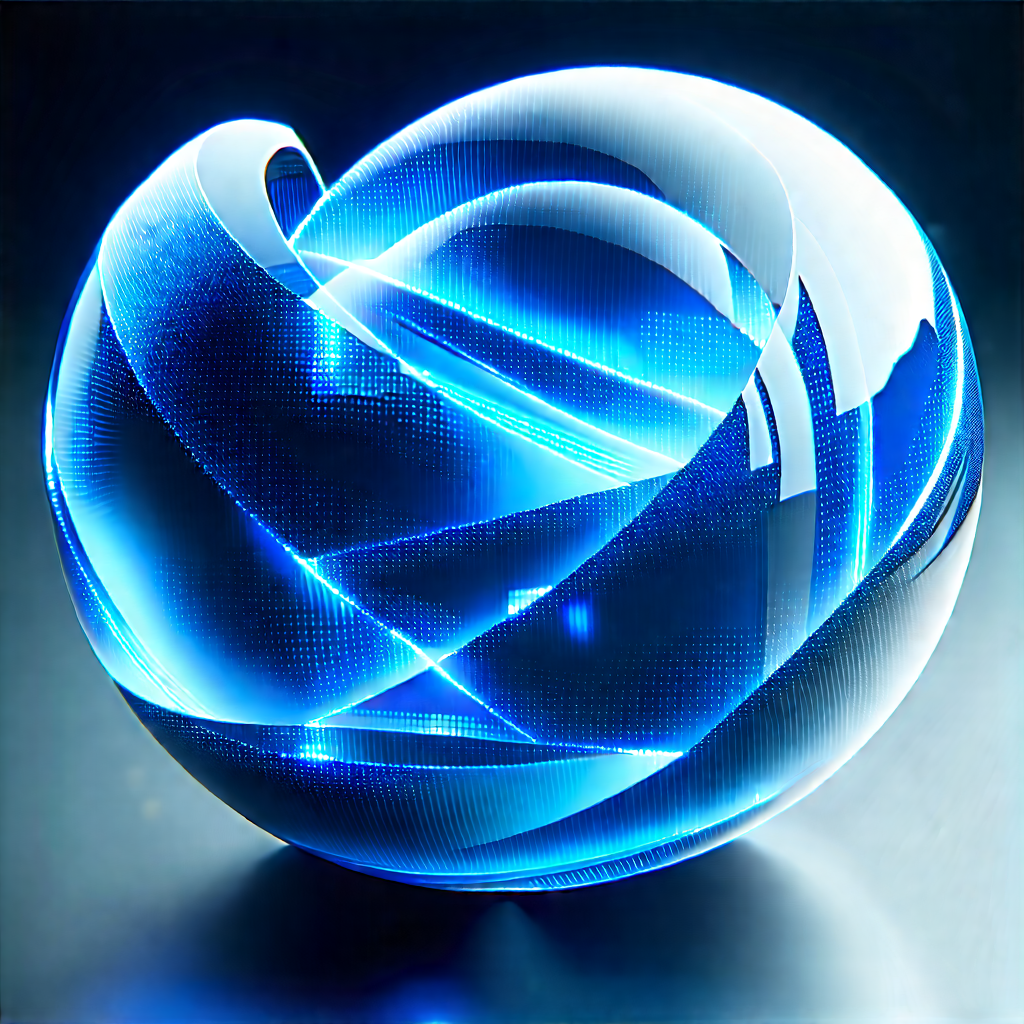 Entertainment Technology In (design:1.15) Studio With Blue Sphere