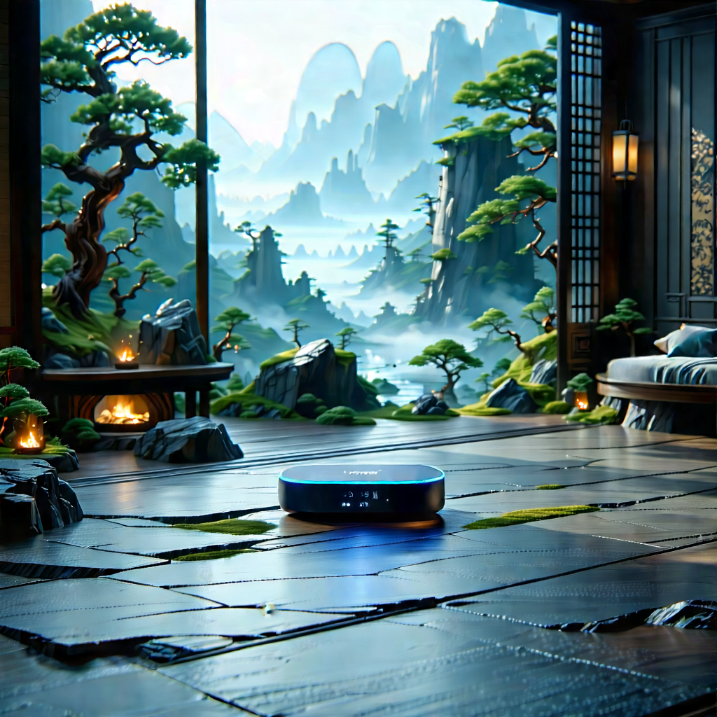 Smart Home Device With User Interface With Digital Artwork