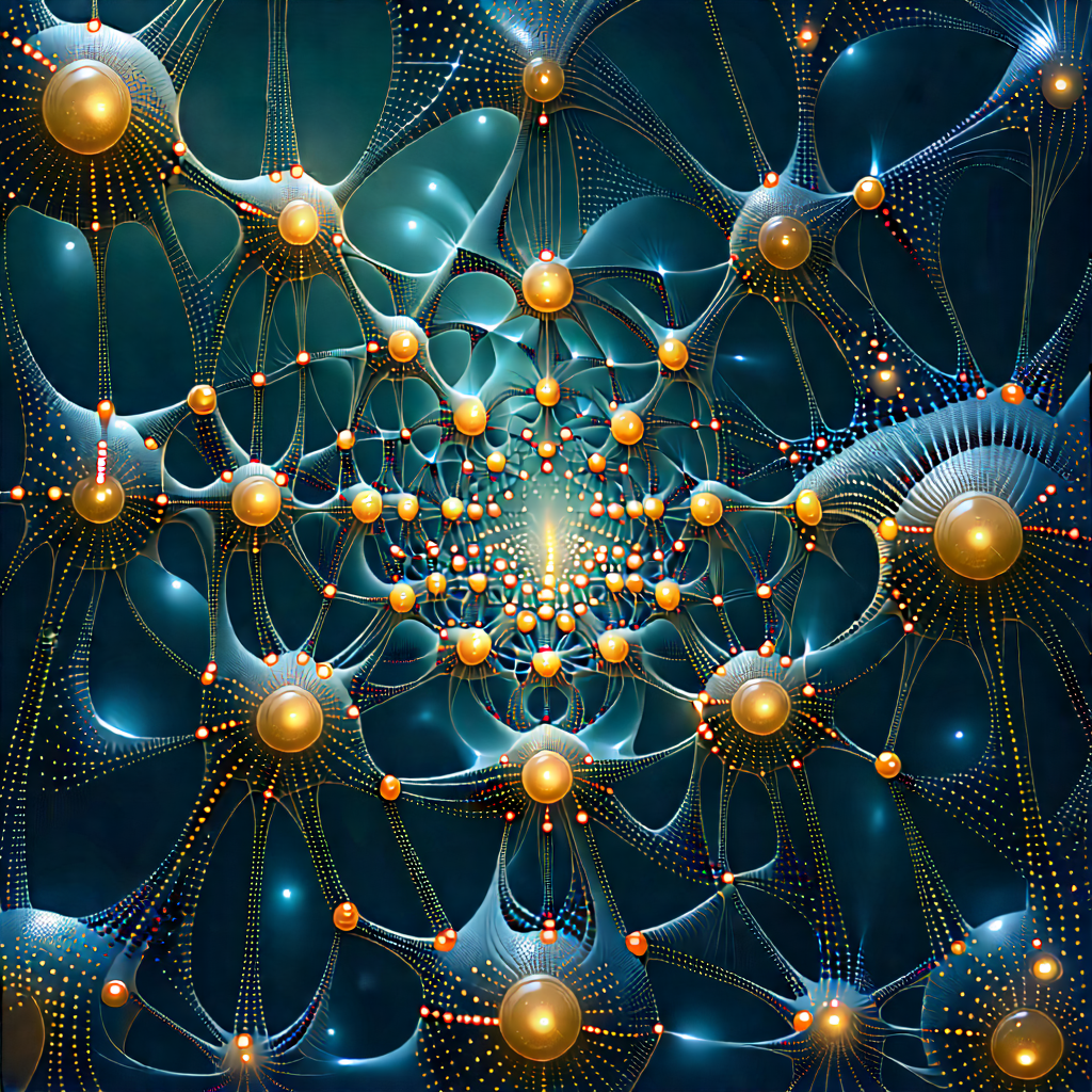 Blockchain Network Visualization With Image, There
