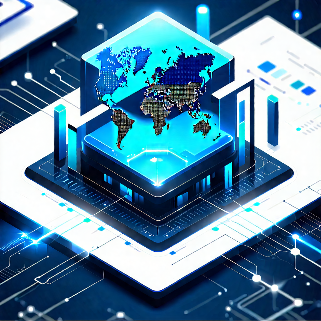 Financial technology in tech office