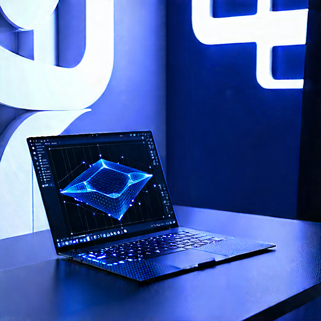 Laptop With User Interface With Laptop Computer