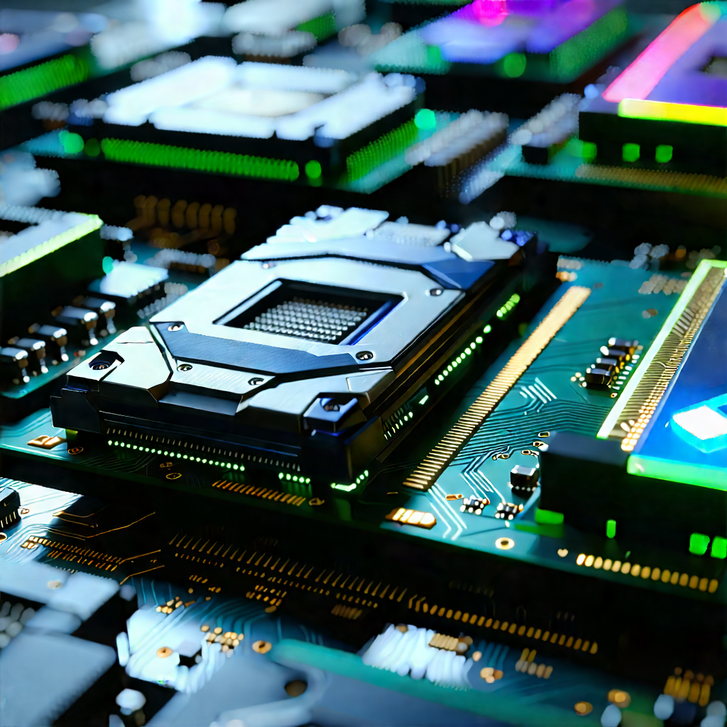Close-up of memory module