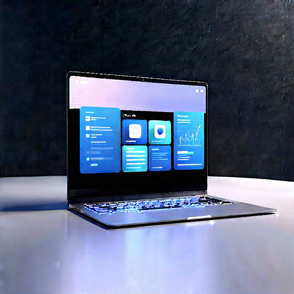 Laptop With User Interface With Laptop Computer