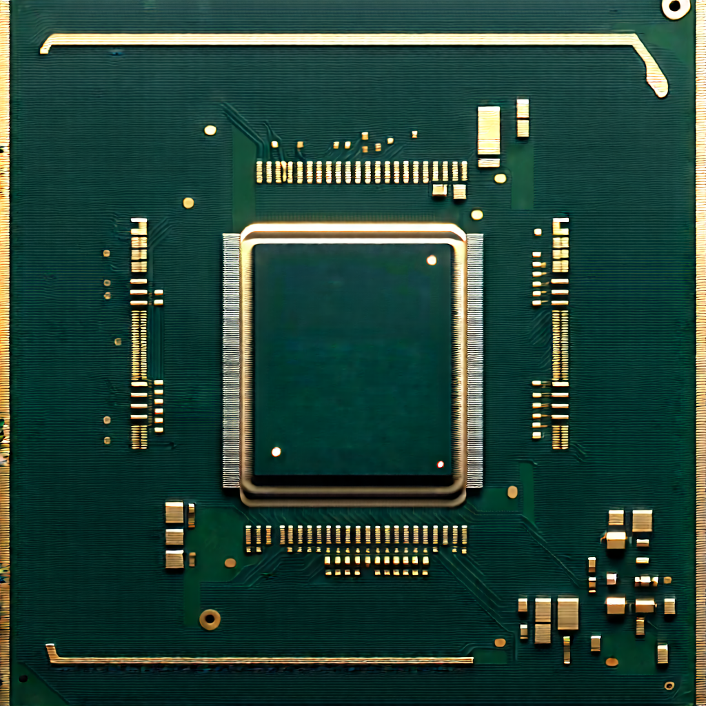 Close-up of microprocessor