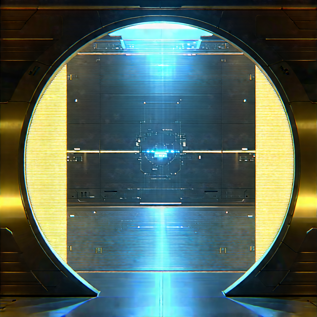 (futuristic:1.28) Research Laboratory With Image, There