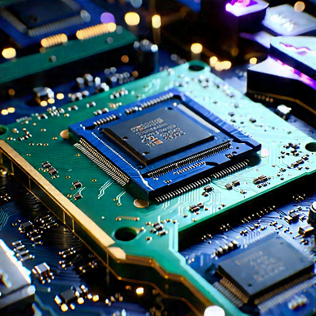 Close-up of memory module