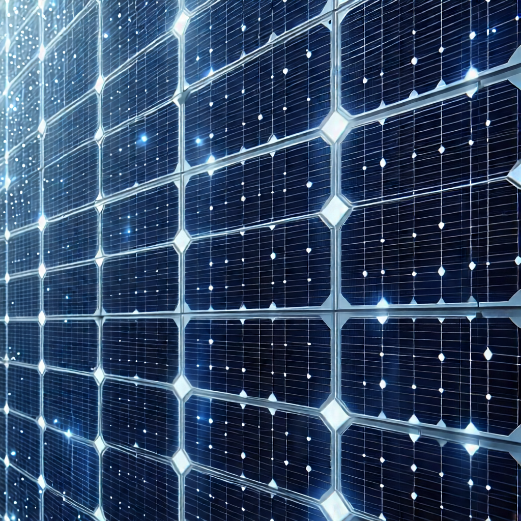 Solar Panel With Data Streams With Large Solar