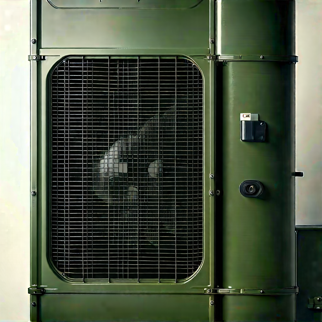 Close-up of cooling system